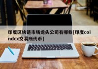 印度区块链市场龙头公司有哪些[印度coindcx交易所代币]